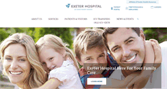 Desktop Screenshot of exeterhospital.com